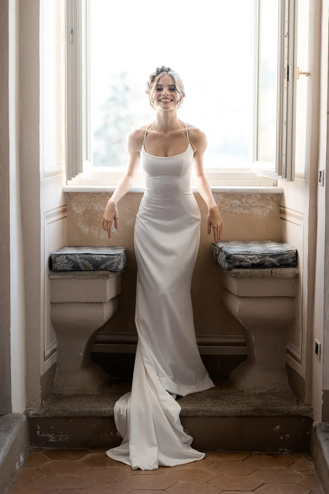 elegant bride portrait